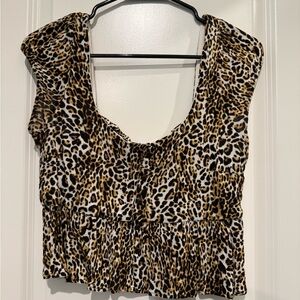 Cheetah Crop Top